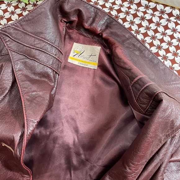Vintage Norwest Belted Leather Jacket - Picture 7 of 14